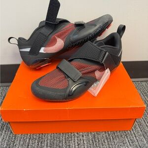 NWT Nike Men’s Red and Black Cycling Shoes